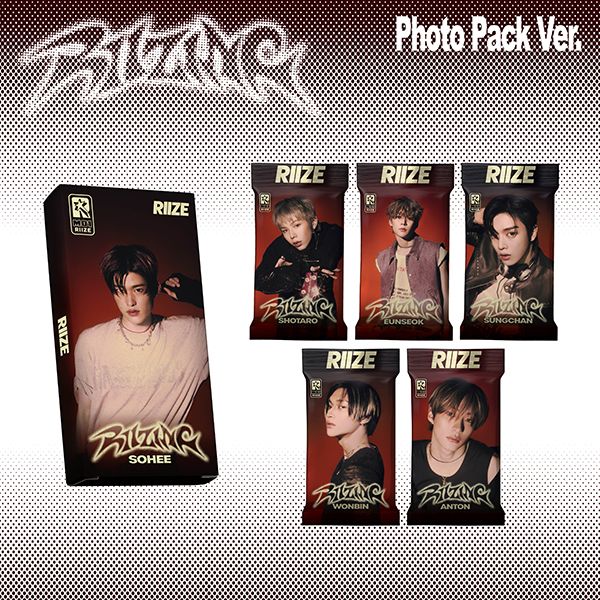 [MEGA] [6種セット] (Photo Pack Ver.) RIIZE ミニ1集アルバム [RIIZING] SMART ALBUM チャート反映