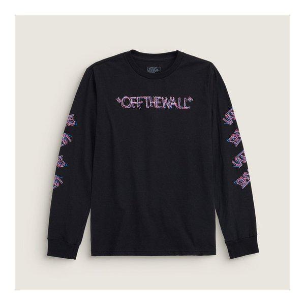 キッズ スクリブル ファスト 長袖Tシャツ VN000PY5BLK