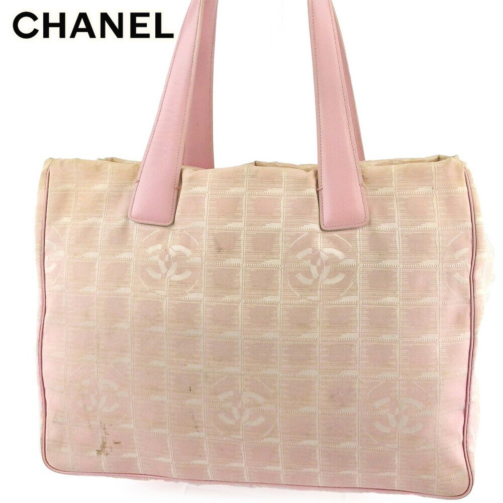 トートバッグ ショルダーバッグ ニュートラベルライン レディース トートMM ピンク ゴールド 中古