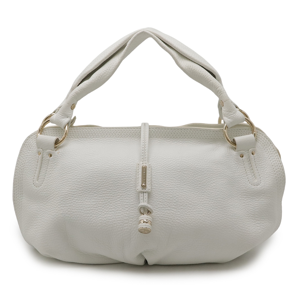 ビタースウィート ビタースイート ショルダーバッグ セミショルダー ハンドバッグ レザー ホワイト 白 ゴールド金 17,856円