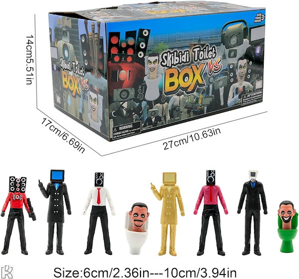 Skibidi Toilet DX アクションフィギュア カメラマン Skibidi Toilet Deluxe Figure Cameraman, Collectible Figures
