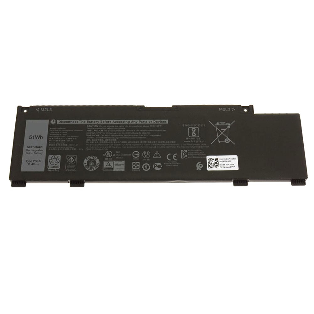 バッテリー互換 DELL G3 15 3590 Inspiron 5490 5498 266J9 0415CG 415CG 0M4GWP M4GWP 0PN1VN PN1VN 11.4V 51WH