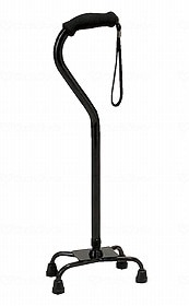 イーストアイ 4点ステッキ Sタイプ ブラック FS4-B