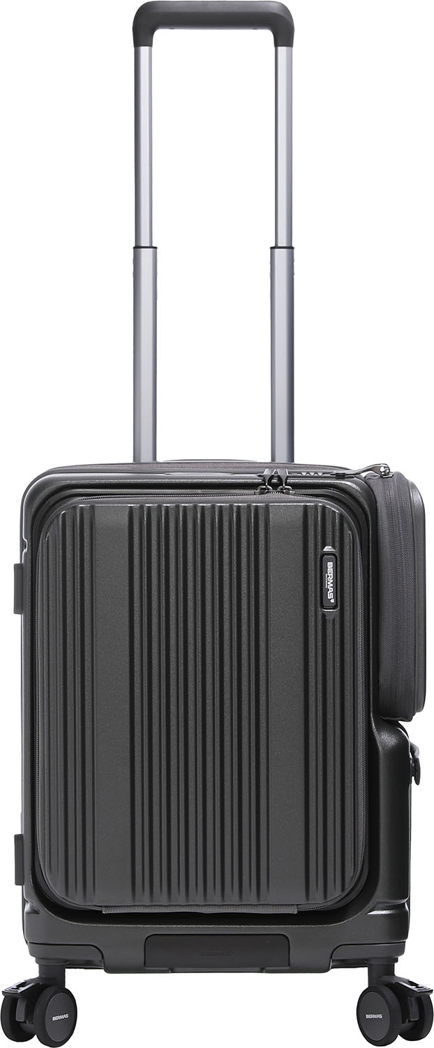 バーマス EURO CITY3 サイドポケット付きフロントオープン48c カジュアル キャリーケース 6052612