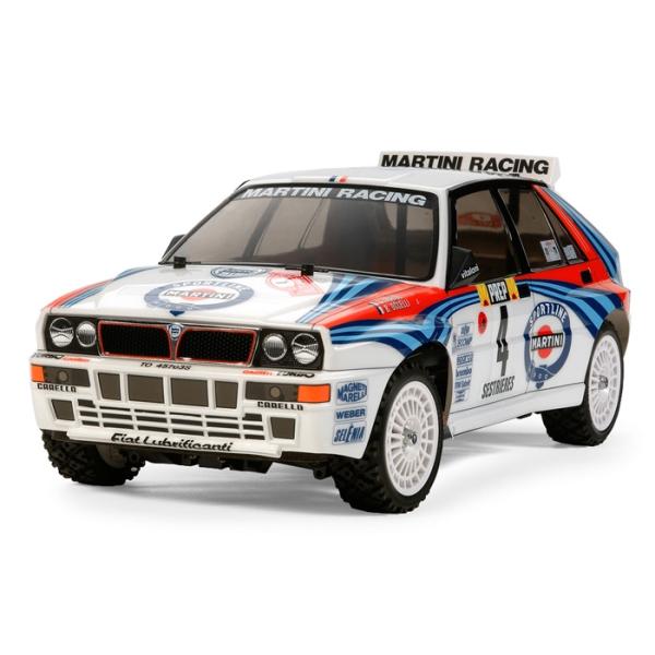 1/10 RC ランチア デルタ インテグラーレ TT-02 4WD 組立キット 1992 WRC チャンピオン ラリーカー マルティニ仕様