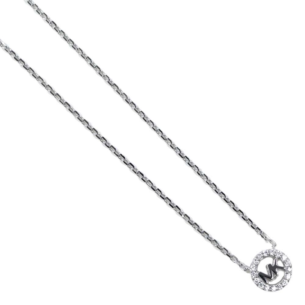 マイケルコース ネックレス ペンダント レディース アクセサリー パヴェ MKロゴ スターリングシルバー MICHAEL KORS MKC1726CZ040