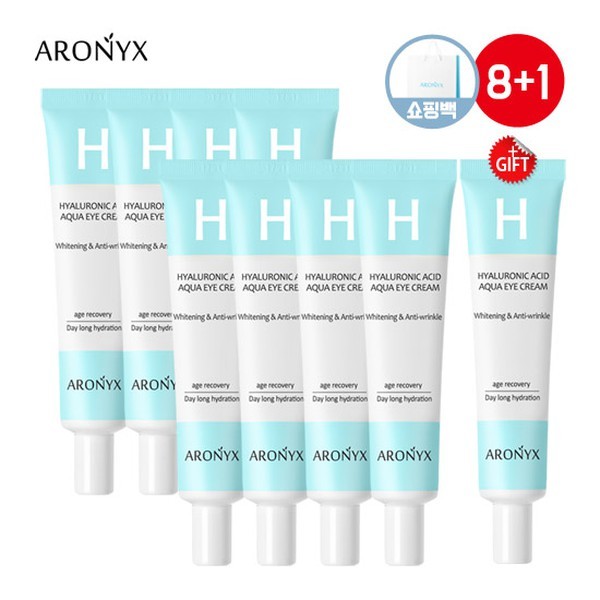 アロニックス ヒアルロン酸 アクア アイクリーム 40ml 8+1+ショッピングバッグア