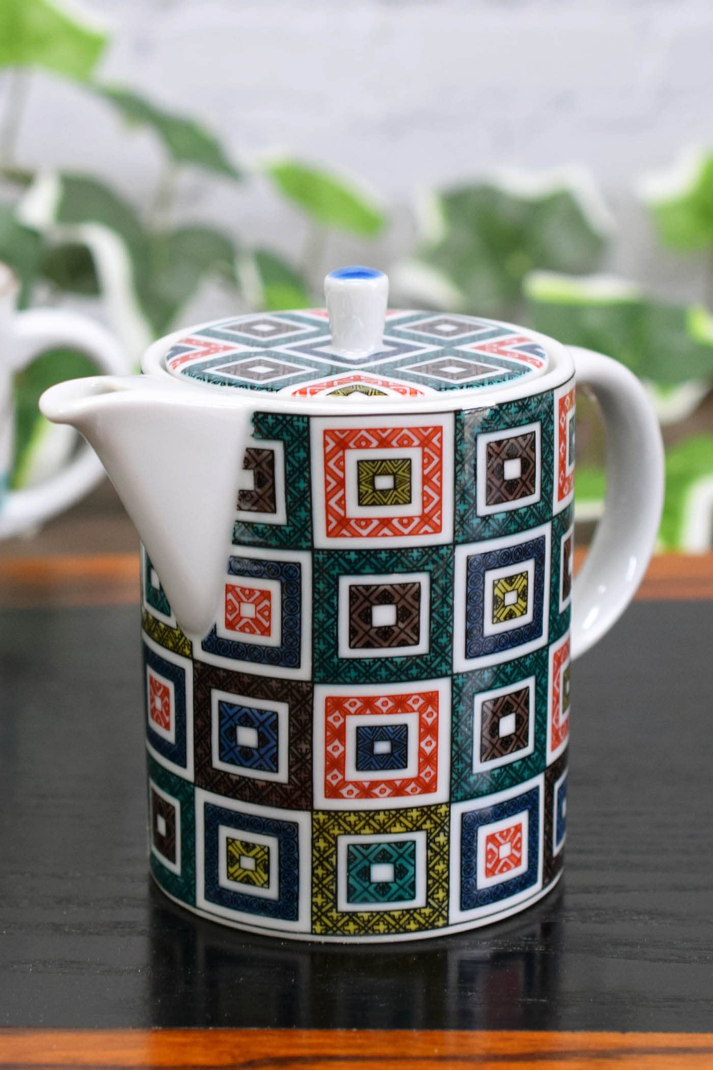 和座の蔵 おしゃれ 九谷焼 急須 ポット 石畳 陶器 高級 ブランド 和食器 日本製 茶こし網付 7,386円