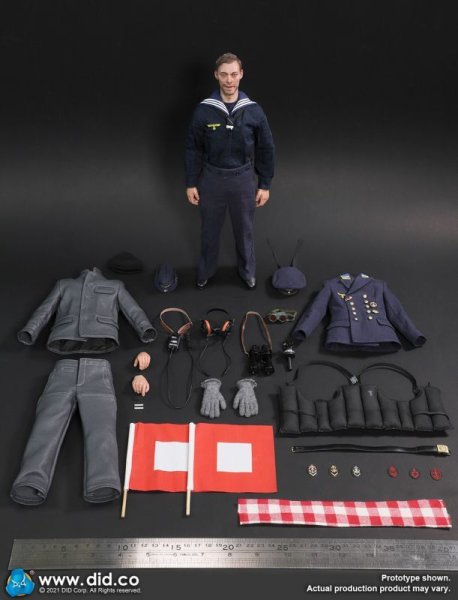 DID D80153 第二次世界大戦ドイツ軍 U艇技術中士 1/6スケールアクションフィギュア