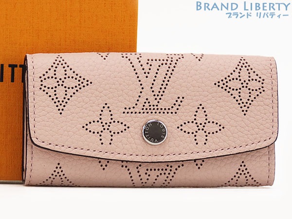 新古品ルイヴィトンマヒナミュルティクレ44連キーケースキーリングキーホルダーローズジャスミンピンクM82760