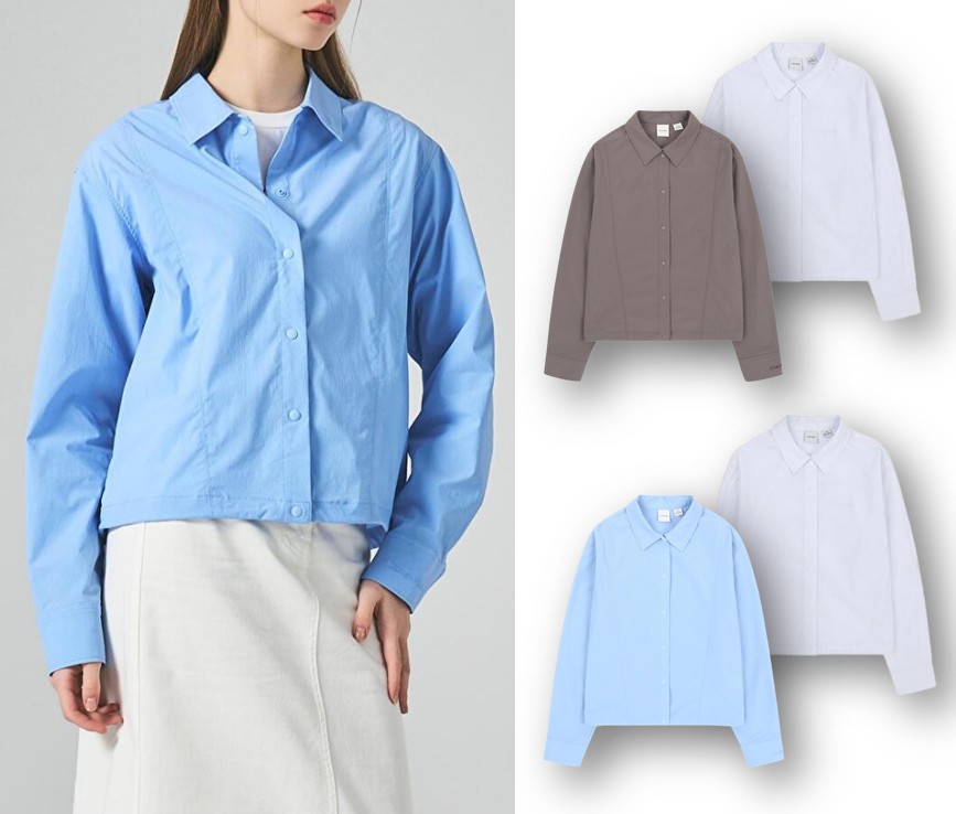 Womens Woven Shirt Jacket
