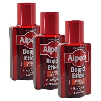 アルペシン　ダブルエフェクト カフェインシャンプー200ml　3本　海外発送　ヤマト国際便発送