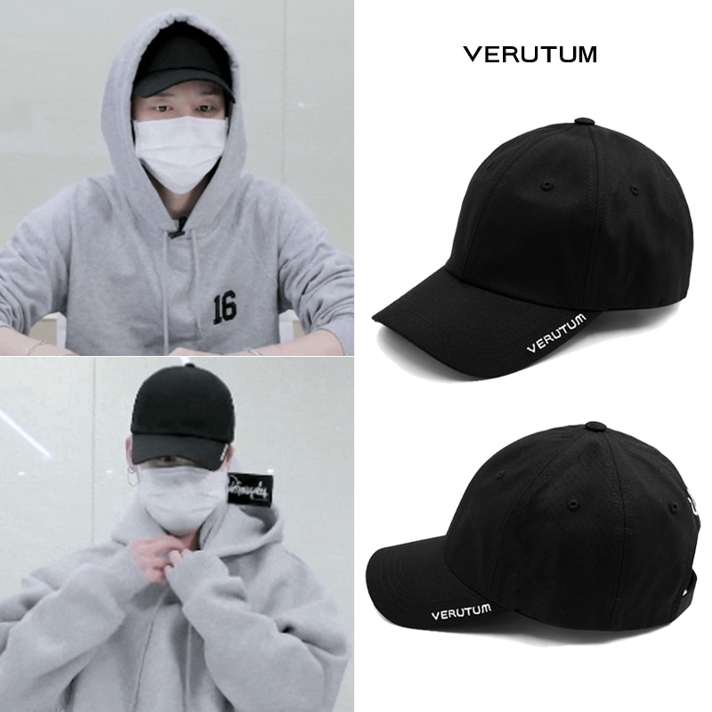 初売り】 bts ジミン着用 Black Visor Logo cap キャップ - panoraec.com