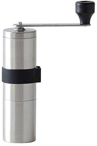 KOGU 珈琲考具 コーヒーミル パウダーコントロールミル 手動【日本製】 ステンレス グラインダー 手挽き セラミック刃 粗さ調節 微粉除去 スリム コーヒー アウトドア 41286 燕三条 プレゼ