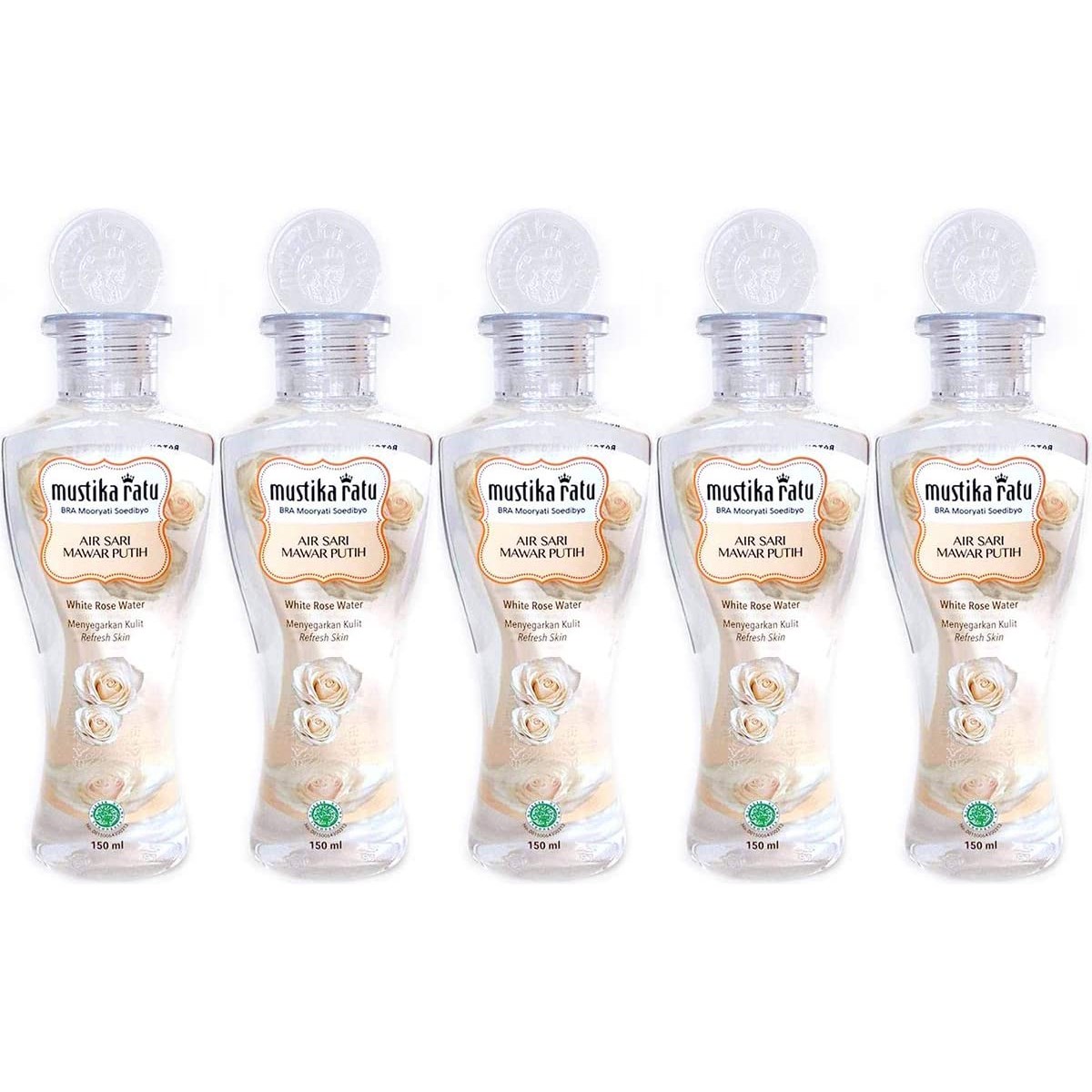 Air Sari Mawar Putih ホワイトローズウォーター 白バラ化粧水 150mlx5本
