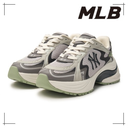 MLB公式正規品 スニーカー カーブランナー NY (Grey)