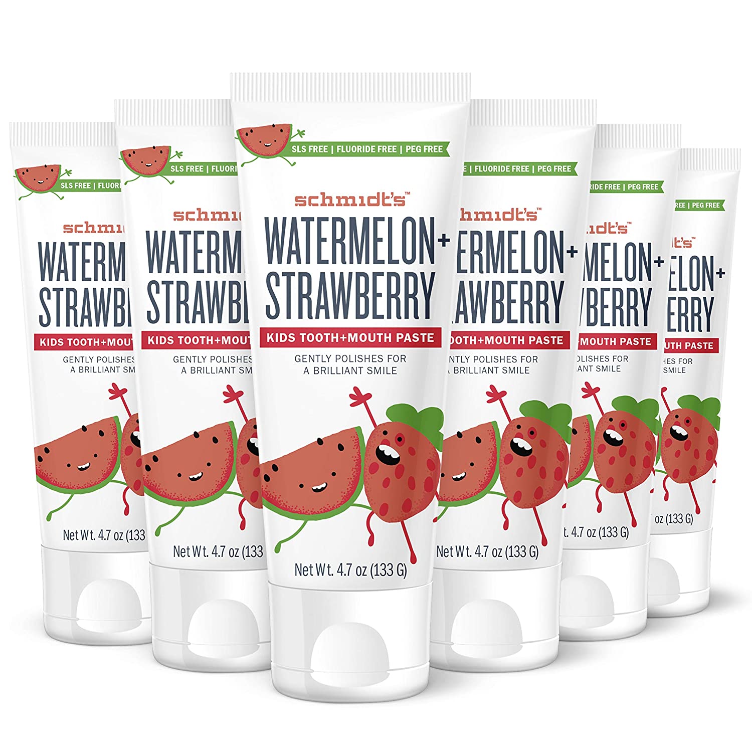 [アメリカ無料直送] [プレミアム商品][満足度上位]Schmidts 子ども用歯磨き粉 クリーン歯
