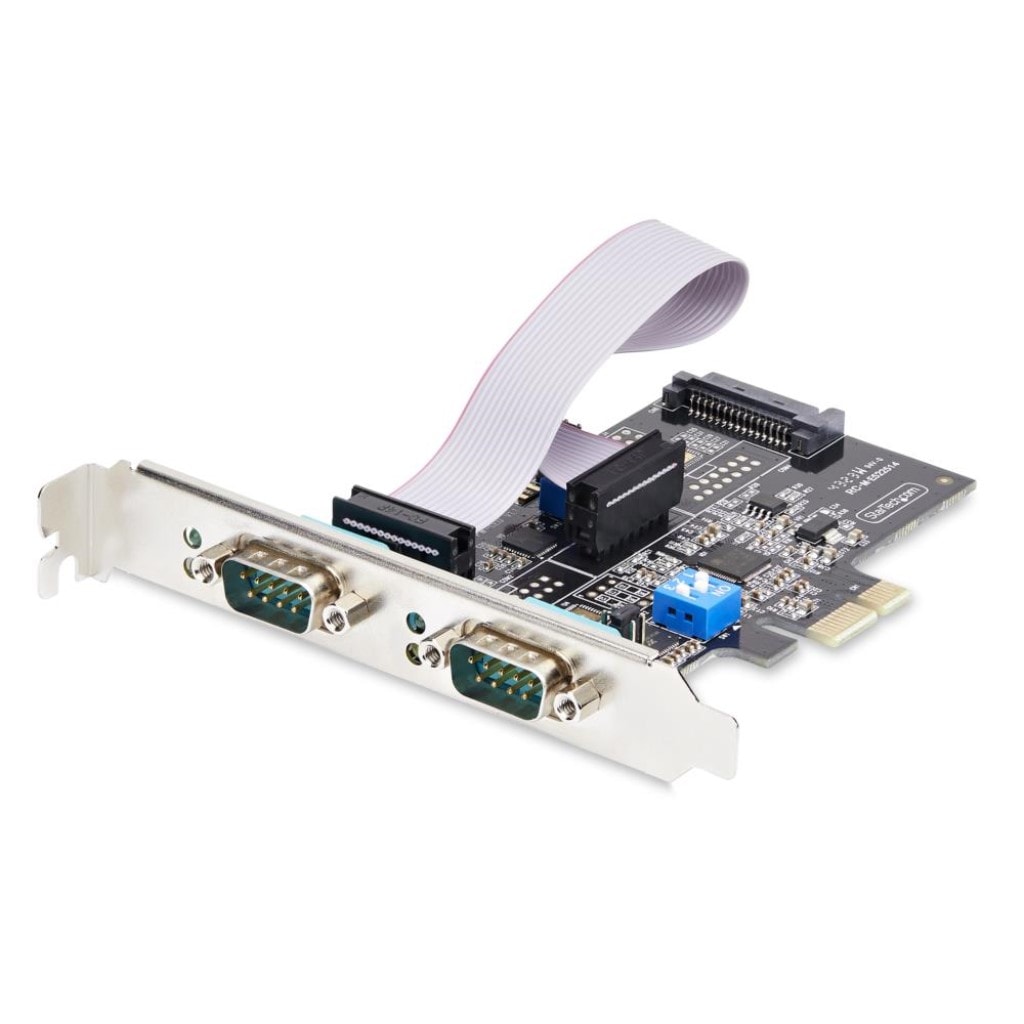 StarTech.com [2S232422485-PC-CARD] RS232C RS422 RS485シリアルインターフェースカード/PCI Express x1/2ポート D-Sub 9/16C