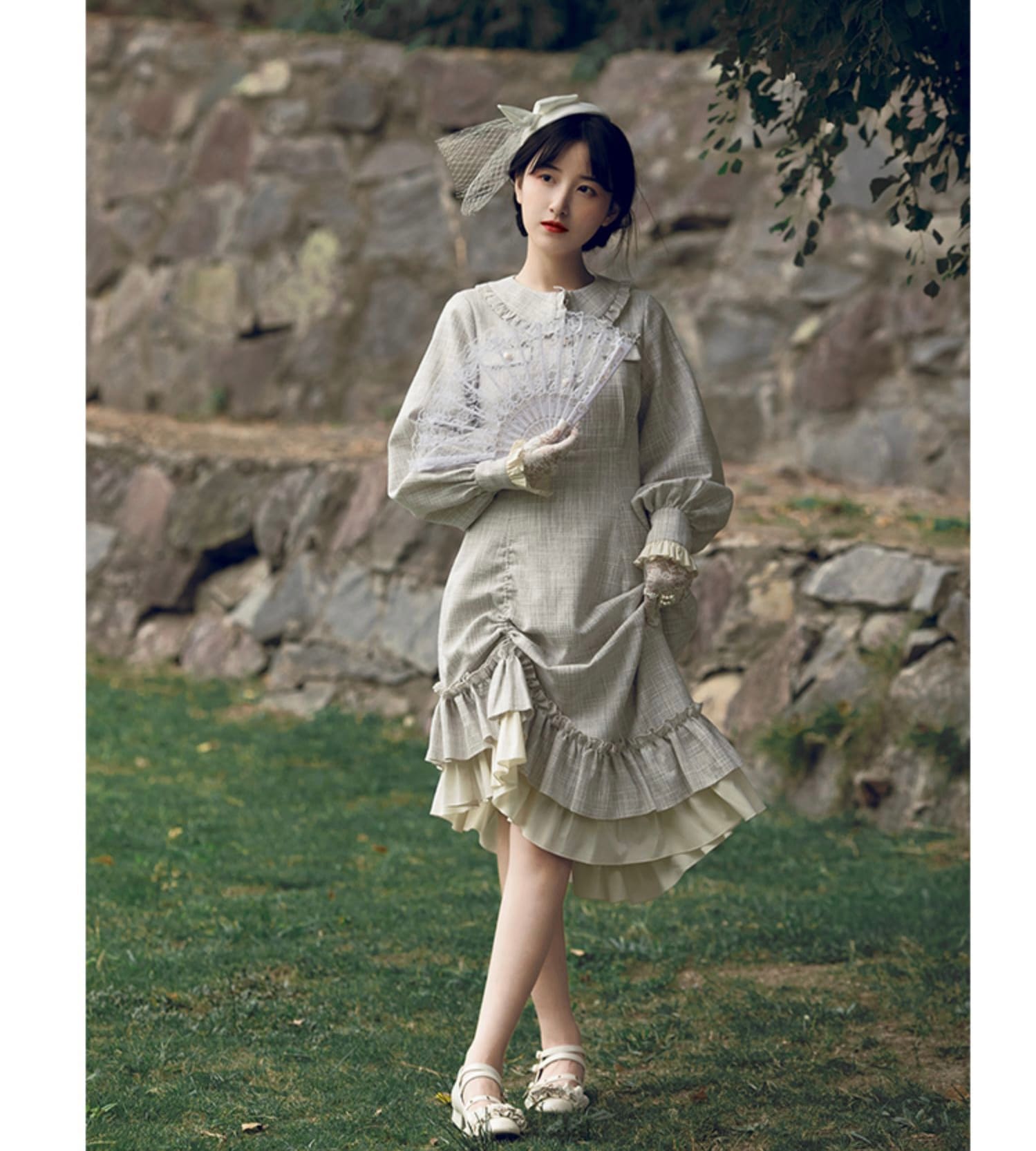 新作オリジナル高質ロリータワンピース マーメイドスカート 二次元かわいい新作公主 かわいい ロリ学園祭 文化祭 ロリータゴスロリメイド服洋装 A62