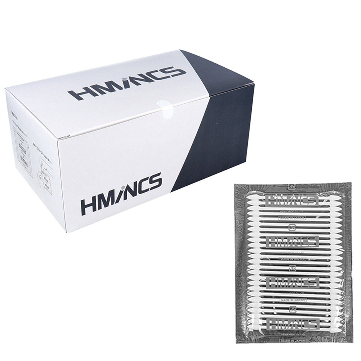 日本製工業用綿棒 平和メディク HMINCS ミンクス レギュラートンガリ型タイプ RW802 25本X50シート入り