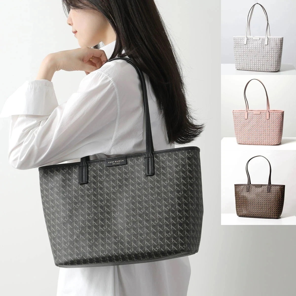 TORY BURCH トリーバーチ トートバッグ EVER READY エバーレディー 147748 レディース スモール ジップトート ポーチ付き 鞄 カラー7色