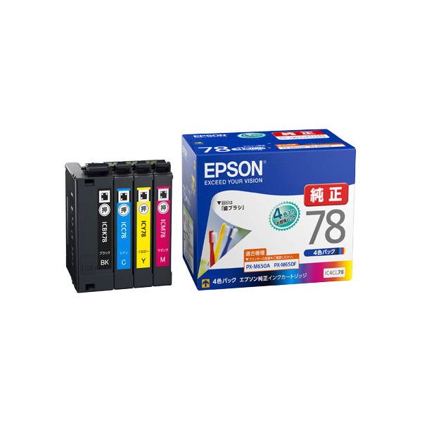 IC4CL78 [PX-M650シリーズ用 インクカートリッジ(4色パック)]
