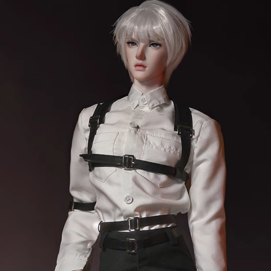 球体関節人形 sd人形 1/3 関節人形 BJDドール 68cm牧云西装战术背带现代正装风帅酷ハンドメード化粧