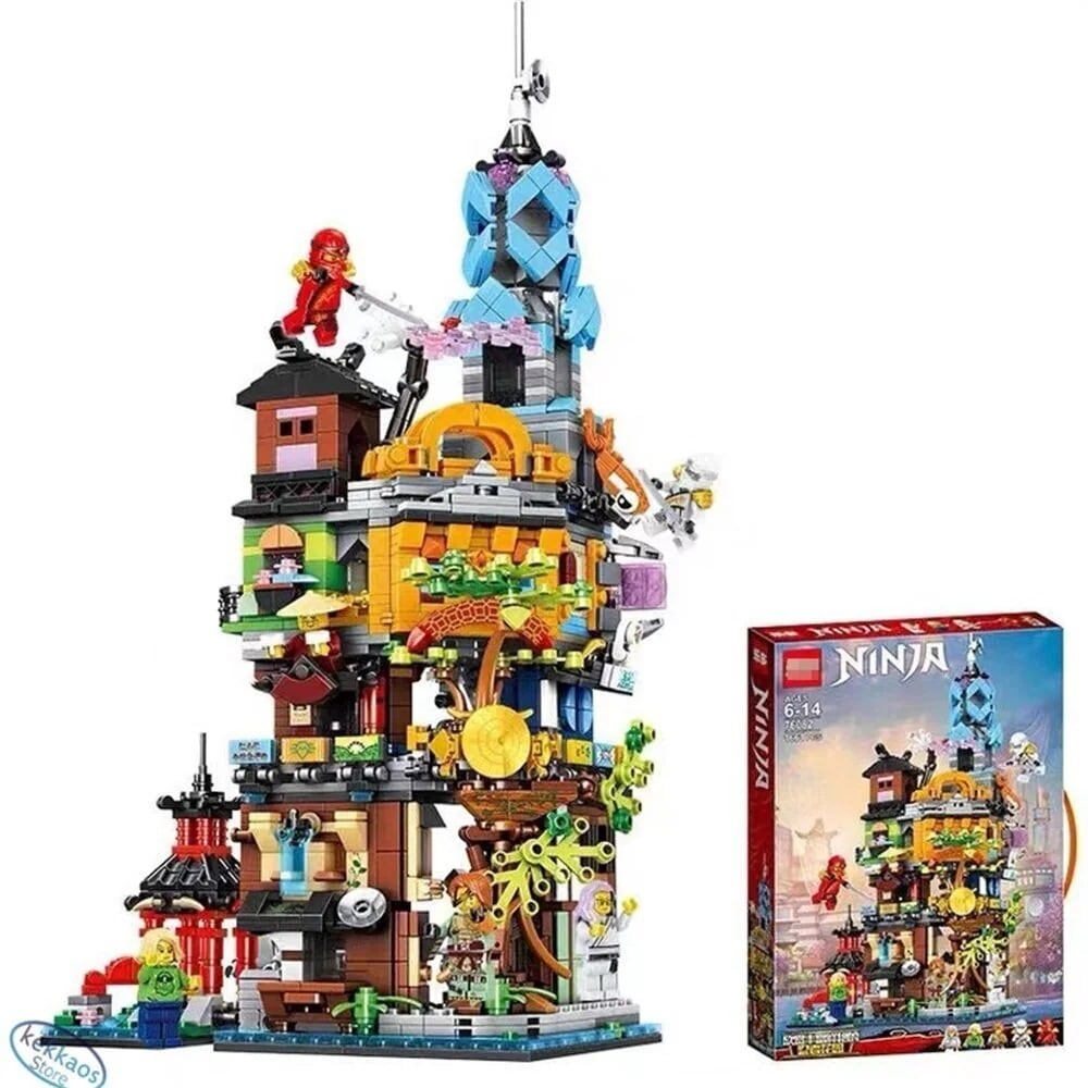 レゴ互換 ニンジャゴー ニンジャゴーシティガーデン おもちゃ 忍者 にんじゃ ブロック プレゼント ギフト 家 おうち 男の子 14歳以上