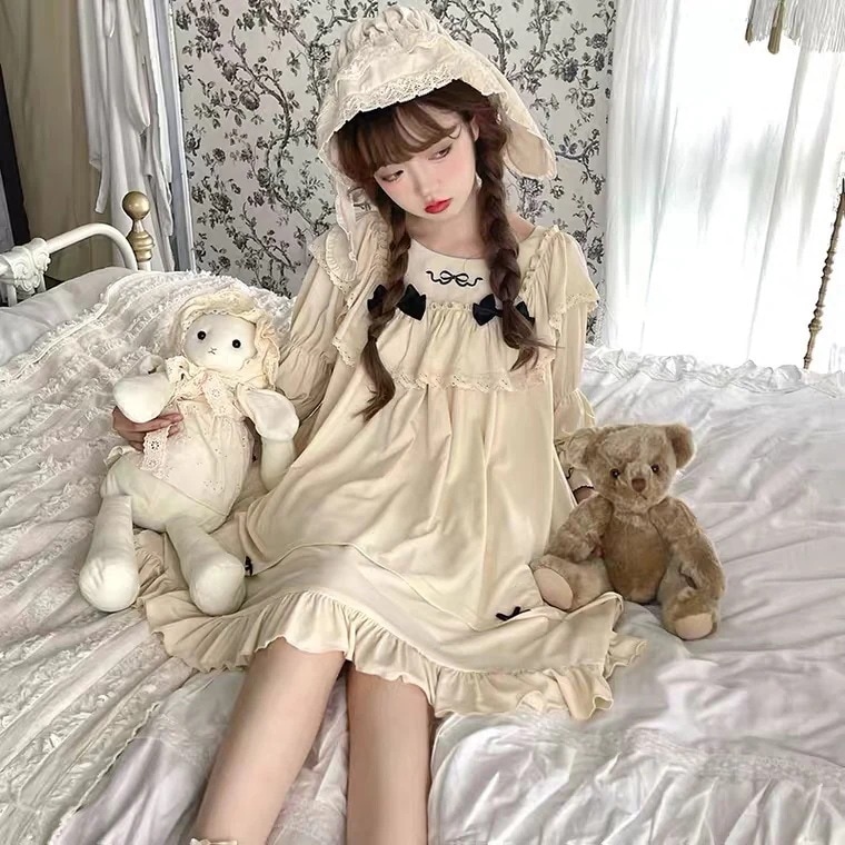 新作オリジナル高質ロリータワンピースパジャマ可愛い 二次元かわいい新作公主 かわいい ロリ学園祭 A36