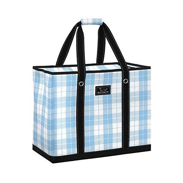 SCOUT 3 Girls Bag, Extra Large Beach Bag with Zipper, Pockets, and Comfort Grip Handles, Lightweight