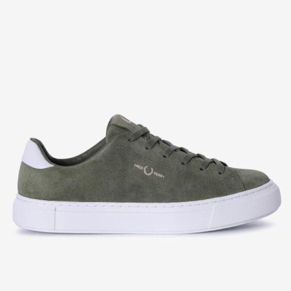 男性（FRED PERRY）B71スエードコンテンポラリーカーキレザーシューズ_SFPM2438319_X61