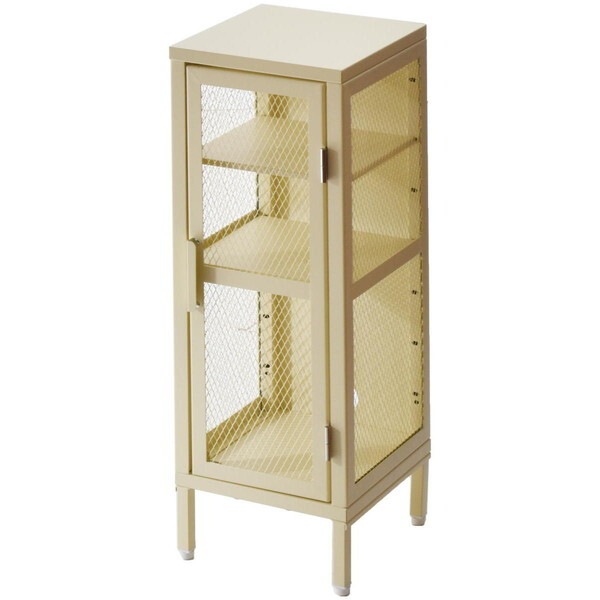 B.Bファニシング BRLS0328KIBEG ベージュ BURUCK スリムメッシュキャビネット3段 メーカー直送 8,113円