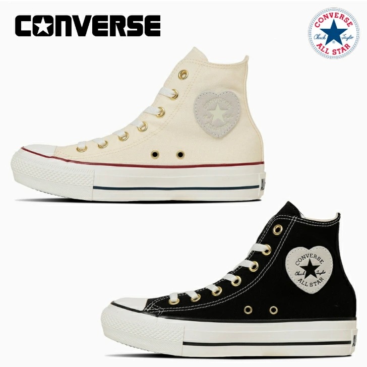 コンバース スニーカー オールスター ＰＬＴＳ ハートポイント ＨＩ レディース 厚底 CONVERSE ALL STAR PLTS HEARTPOINT HI