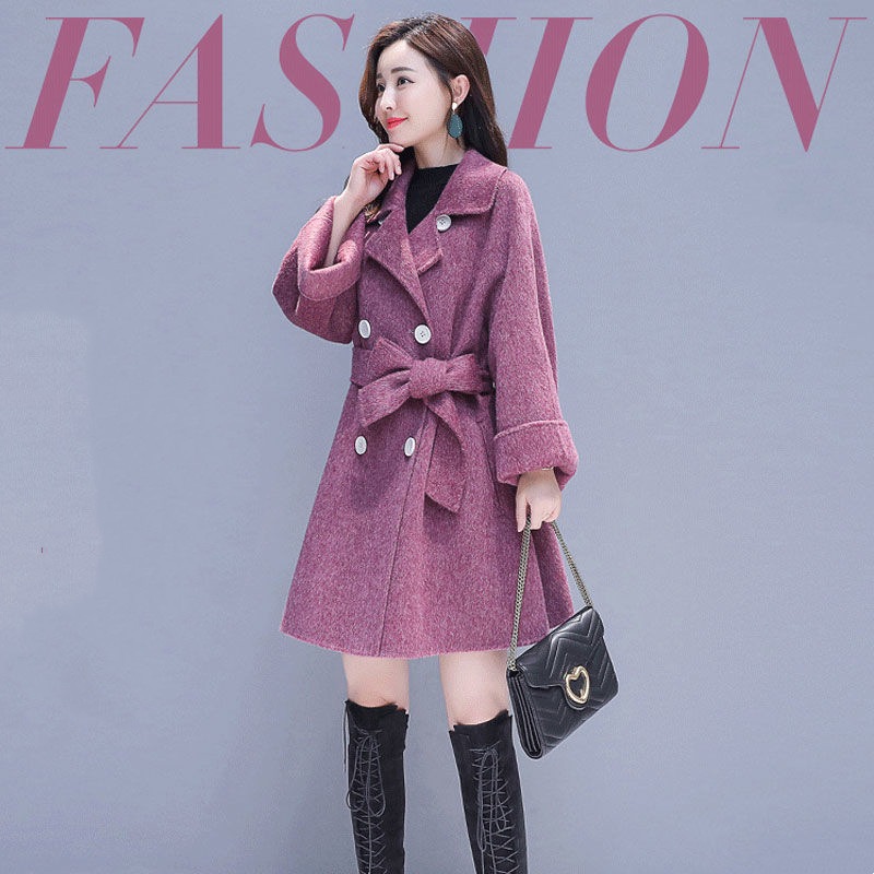 人気沸騰 コート チェスターコート レディース 秋冬 ラシャコート 膝丈 ダブルブレスト 上品 Aライン ワンピース風 アウター 着痩せ オシャレ