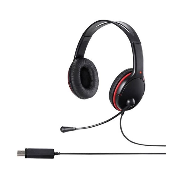 バッファロー 両耳ヘッドバンド式ヘッドセット USB 大型ドライバー搭載 ブラック BSHSHUS300BKZ 1個 5,664円