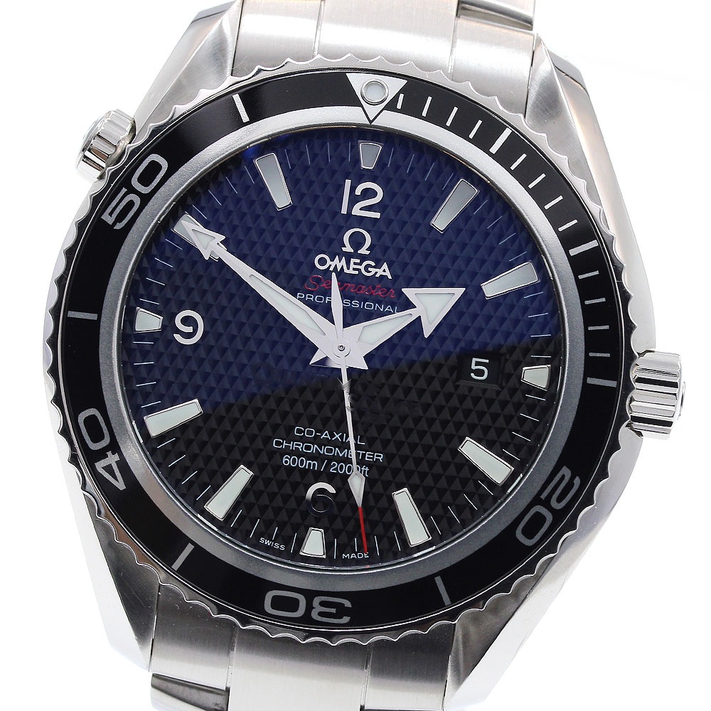 オメガ OMEGA 222.30.46.20.01.001 シーマスター 600 プラネットオーシャン007 コーアクシャル 5007本限定 自動巻き メンズ 良品 _843074【中古】