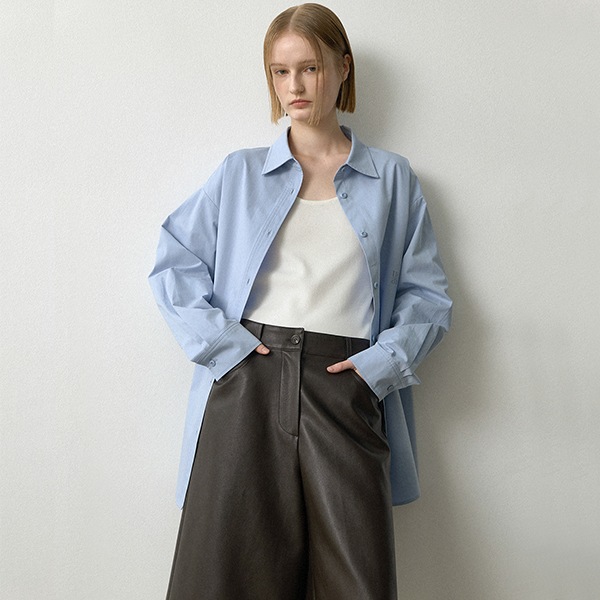 (BL-4309)ESSENTIAL BOXY FIT SHIRT