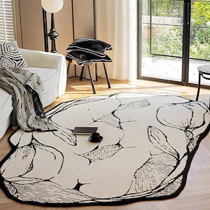 デザインセンス 家庭用 ヴィンテージ 高級感 カーペット 寝室 リビングルーム 淡い色 絨毯