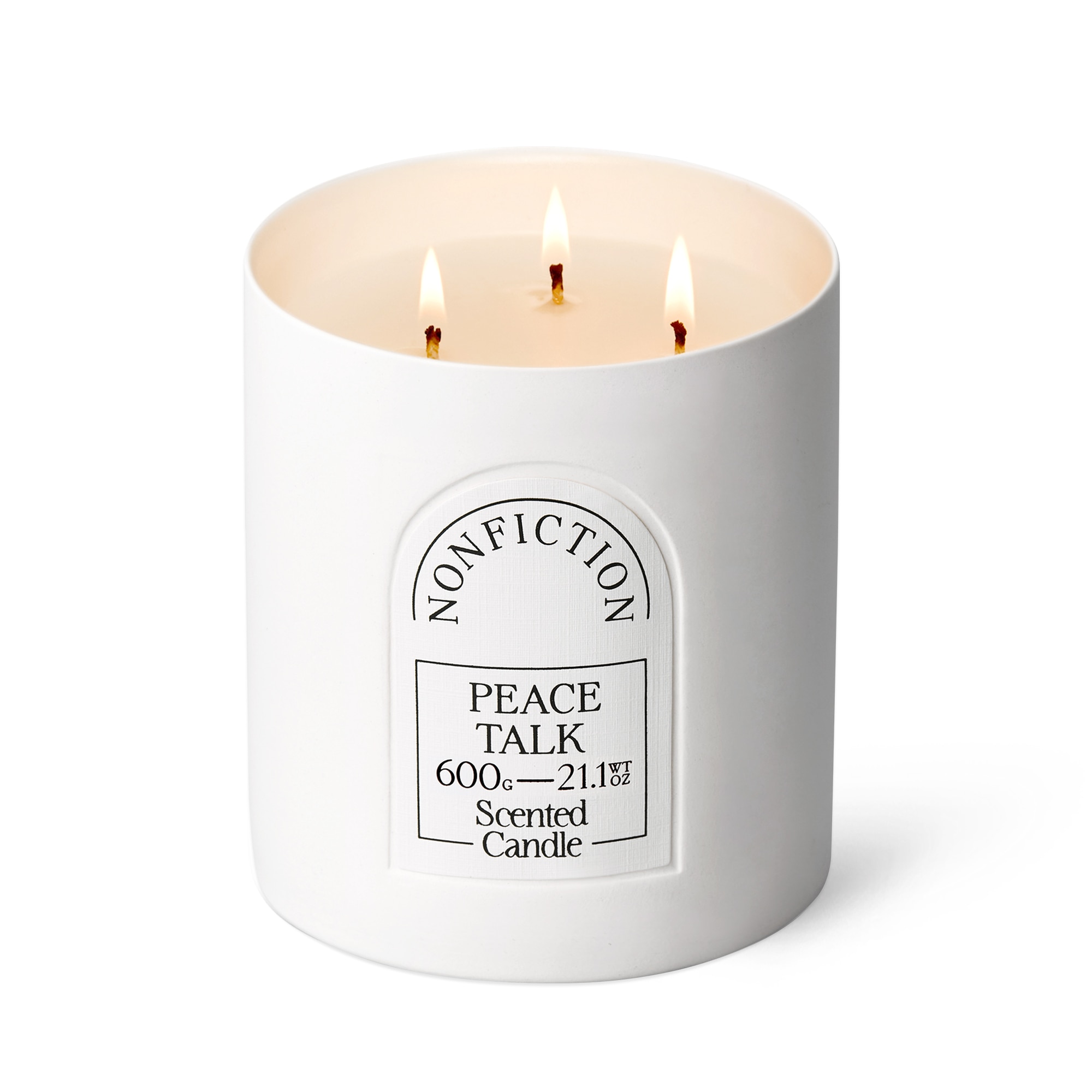 ノンフィクションピストクセンチッドキャンドル600g