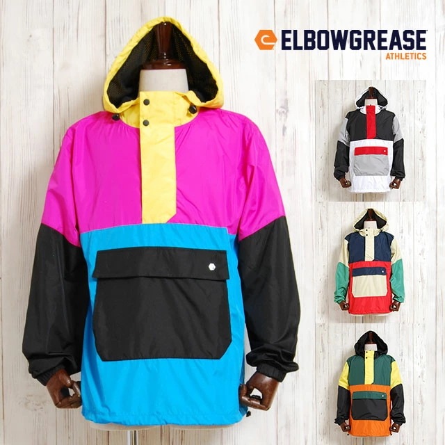 ELBOW GREASE ATHLETICS エルボー グリース アスレチック アノラック ハーフジ