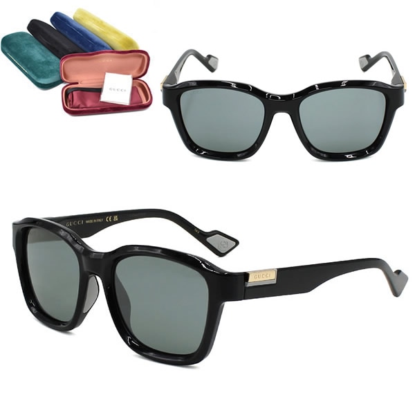 サングラス GG1640SA-001 サングラス アジアンフィット メンズ レディース ユニセックス ブラック グレー 30,225円