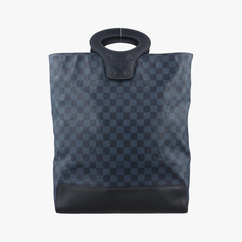 ダミエコバルト トートNSブラック×ネイビーダミエコバルトN51100BA2154中古 63,800円