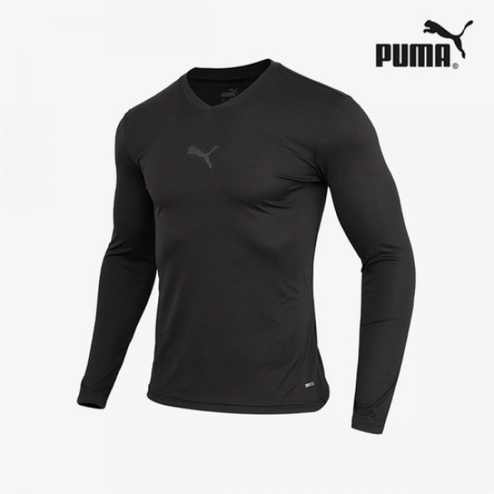 プーマベースレイヤーメンズジムスーツロングスリーブ t シャツ 65877703