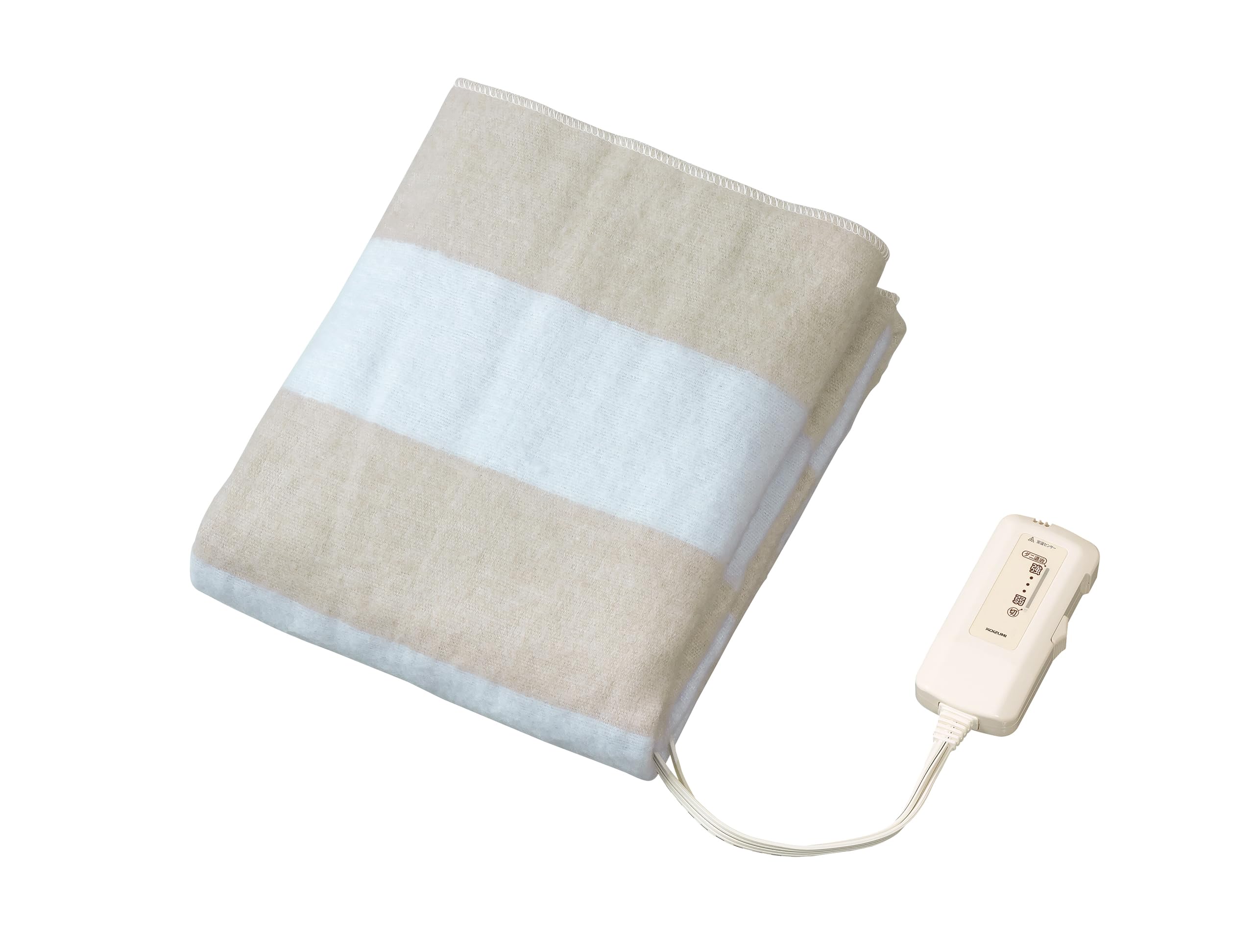 コイズミ 電気毛布 敷毛布 電磁波カット 丸洗い可 140×80cm KDS-50236D