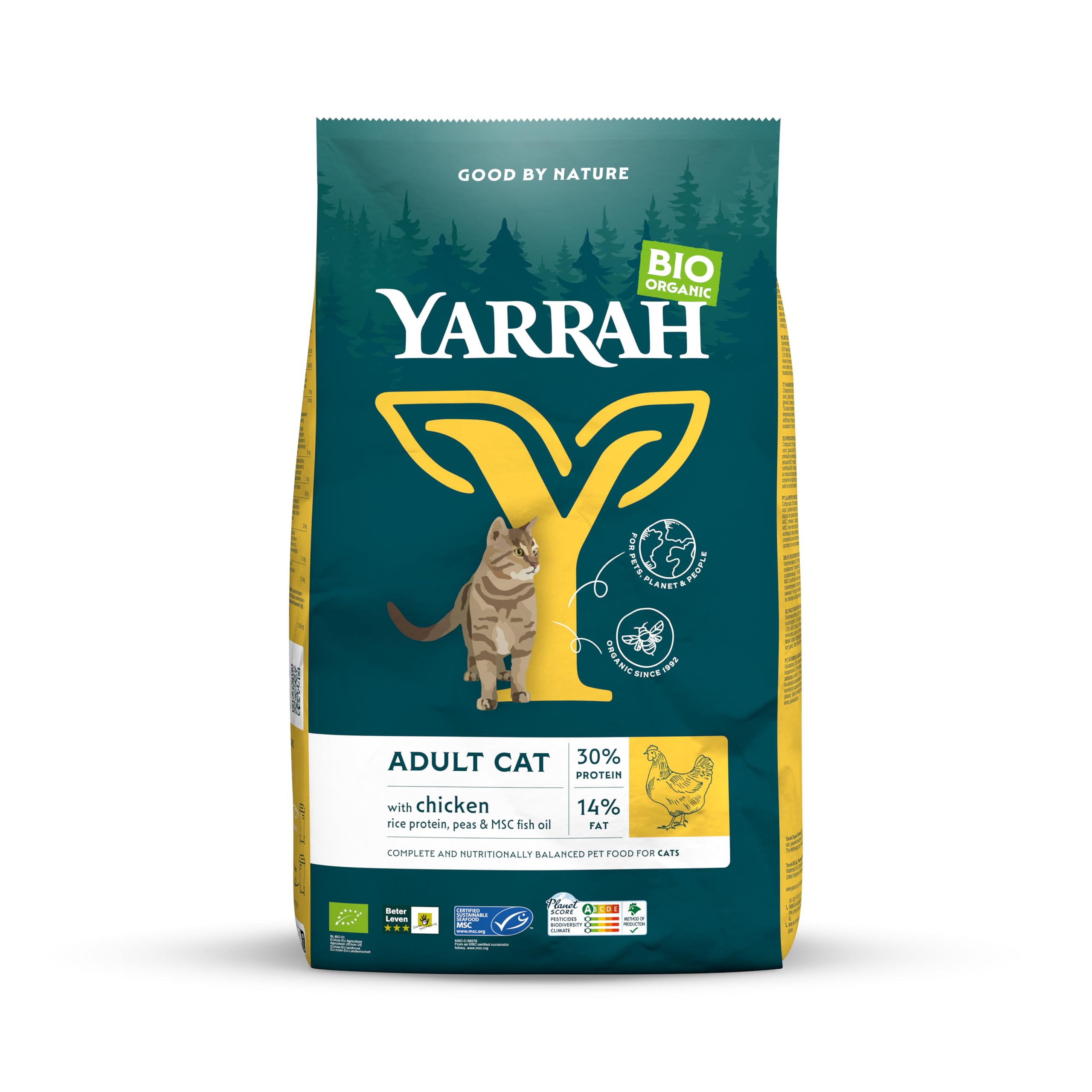 YARRAH（ヤラー）オーガニックキャットフード チキン 2.4kg