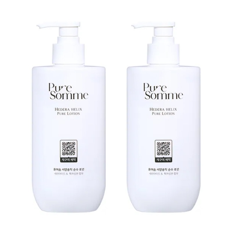 [ PureSomme ] [1+1] セイヨウキヅタ ピュアスージングローション 450ml+450ml / 韓国コスメ