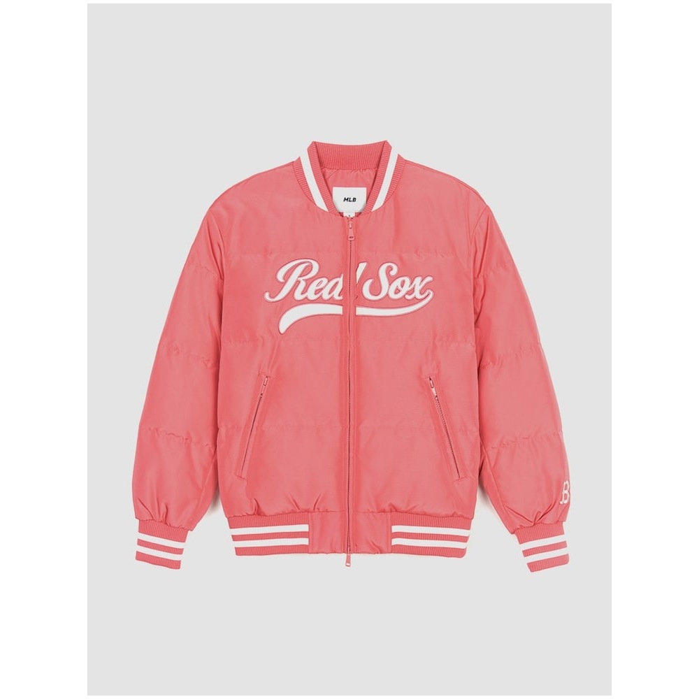 MLB バーシティフロントカーシブリップウェイトショートパディング BOS (ピンク) QHHC3ADJV0346-43PKS