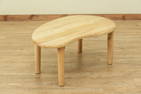 天然木ビーンズテーブル　NA/WW