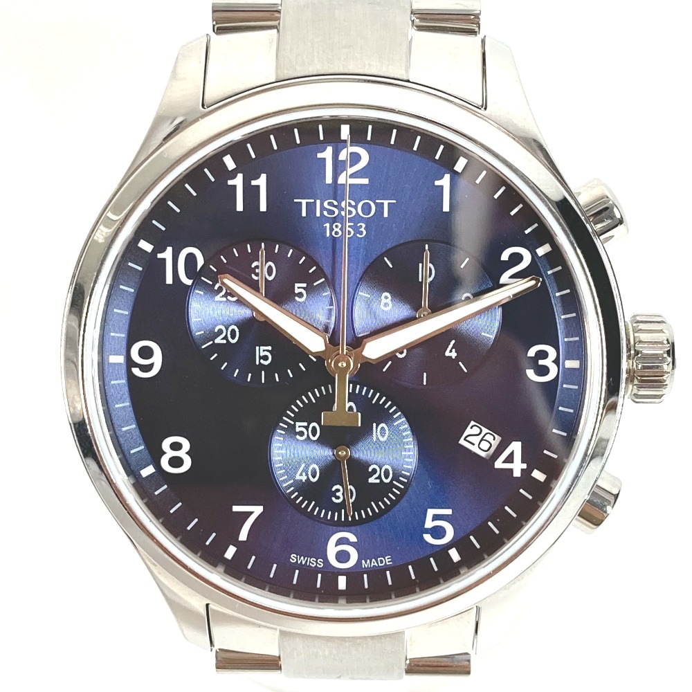 TISSOT ティソ 腕時計 T116.617.11.047.01 CHRONO XL CLASSIC ウォッチ メンズウォッチ SS ブルー 27,170円