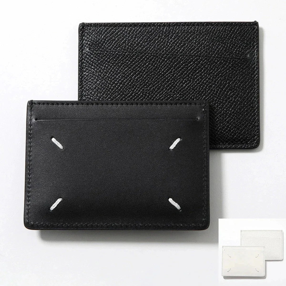 MAISON MARGIELA メゾンマルジェラ 11 カードケース SA1VX0007 P4745 メンズ カーフレザー パスケース 4ステッチ カラー2色 22,529円